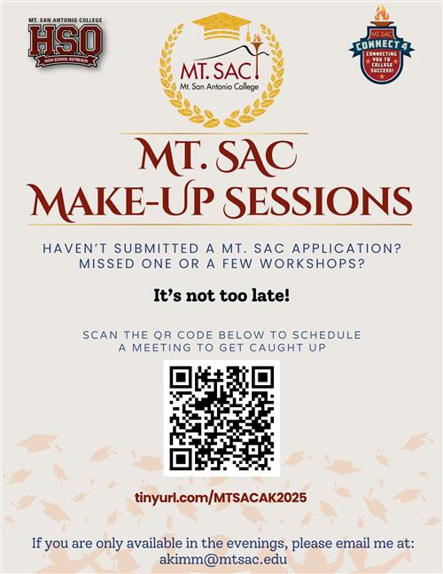Mt. SAC Make Up Session